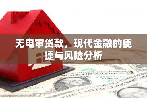 茂县无电审贷款，现代金融的便捷与风险分析