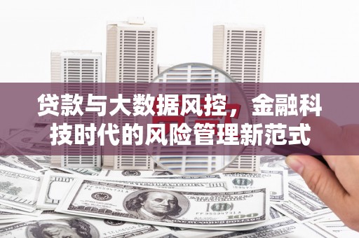 温岭贷款与大数据风控，金融科技时代的风险管理新范式