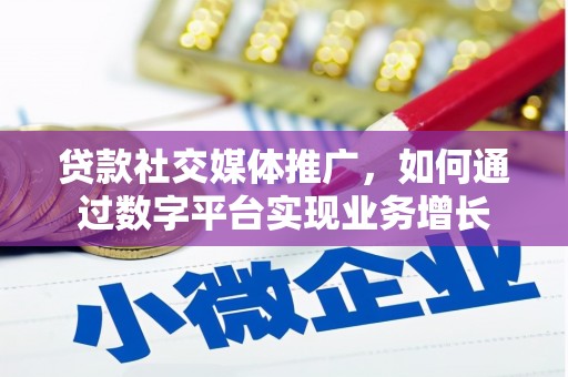 曲水贷款社交媒体推广，如何通过数字平台实现业务增长