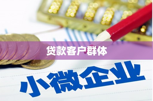 河津贷款客户群体