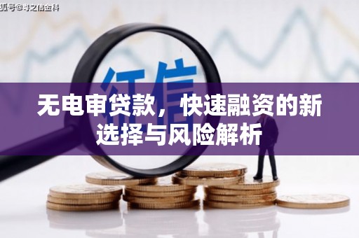 保税区无电审贷款，快速融资的新选择与风险解析
