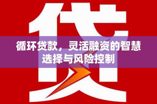思南循环贷款，灵活融资的智慧选择与风险控制