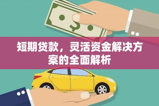 乌恰短期贷款，灵活资金解决方案的全面解析
