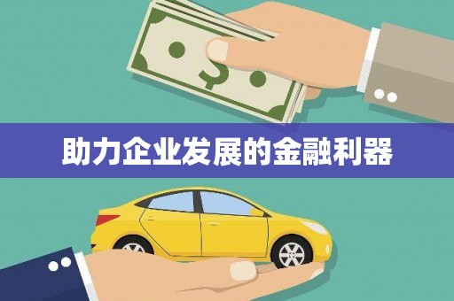 旺苍助力企业发展的金融利器