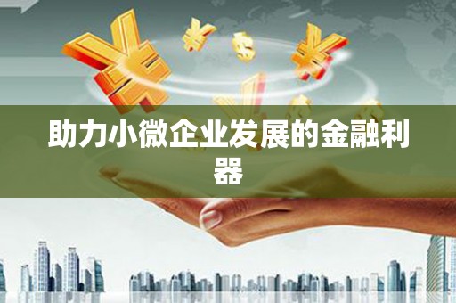 溧水助力小微企业发展的金融利器